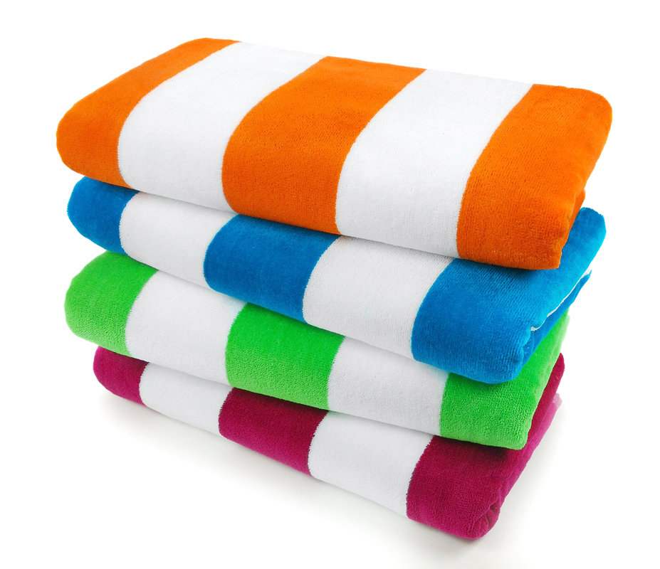 Kaufman Sales Velour Cabana Light Beach Towel & Reviews Wayfair